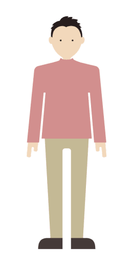 男性のイラスト