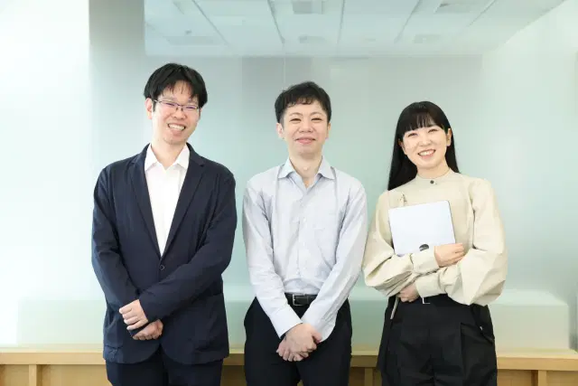 小田切さん・井手さん・氏平さんのインタビュー