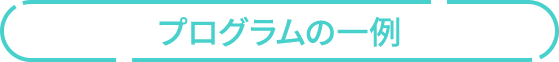 プログラムの一例